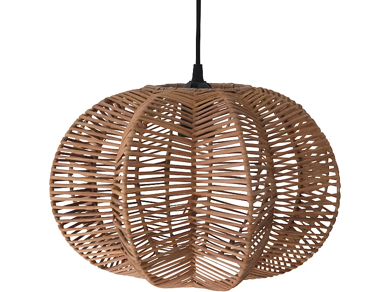 Lámpara  de Techo de Ratán - Lámpara Colgante Diseño Boho Bali - Pya