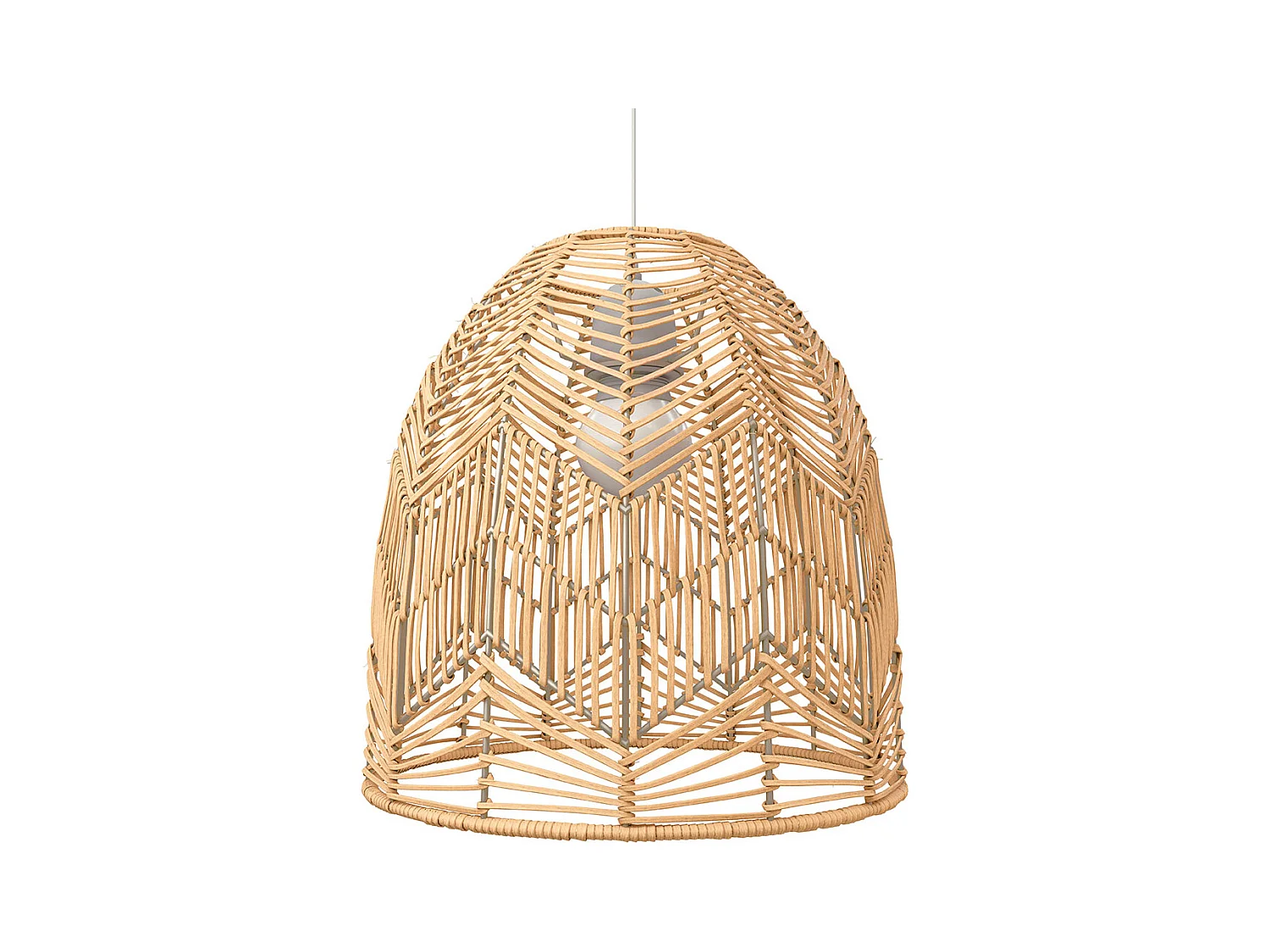 Lampada da soffitto in rattan - Lampada a sospensione in stile Boho Bali - Bu
