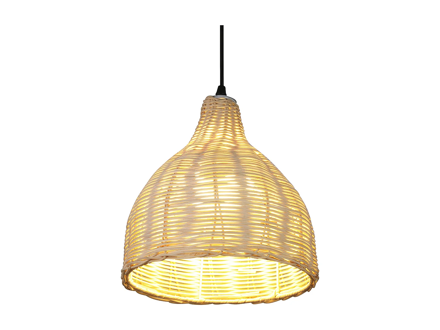 Bambus-Deckenlampe - Pendelleuchte im Boho-Bali-Design - Baro