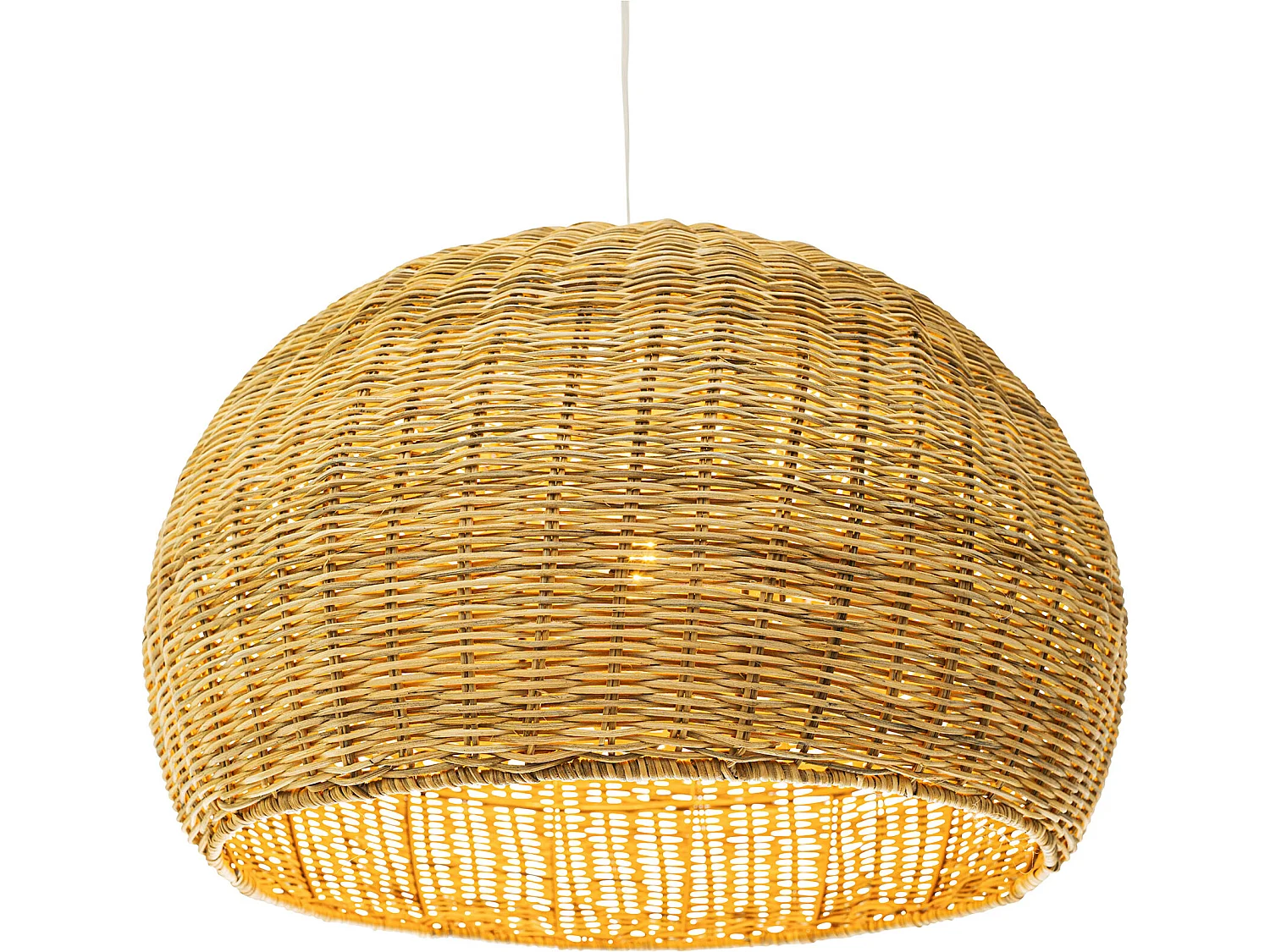 Rattan-Deckenlampe - Pendelleuchte im Boho-Bali-Design - Kim