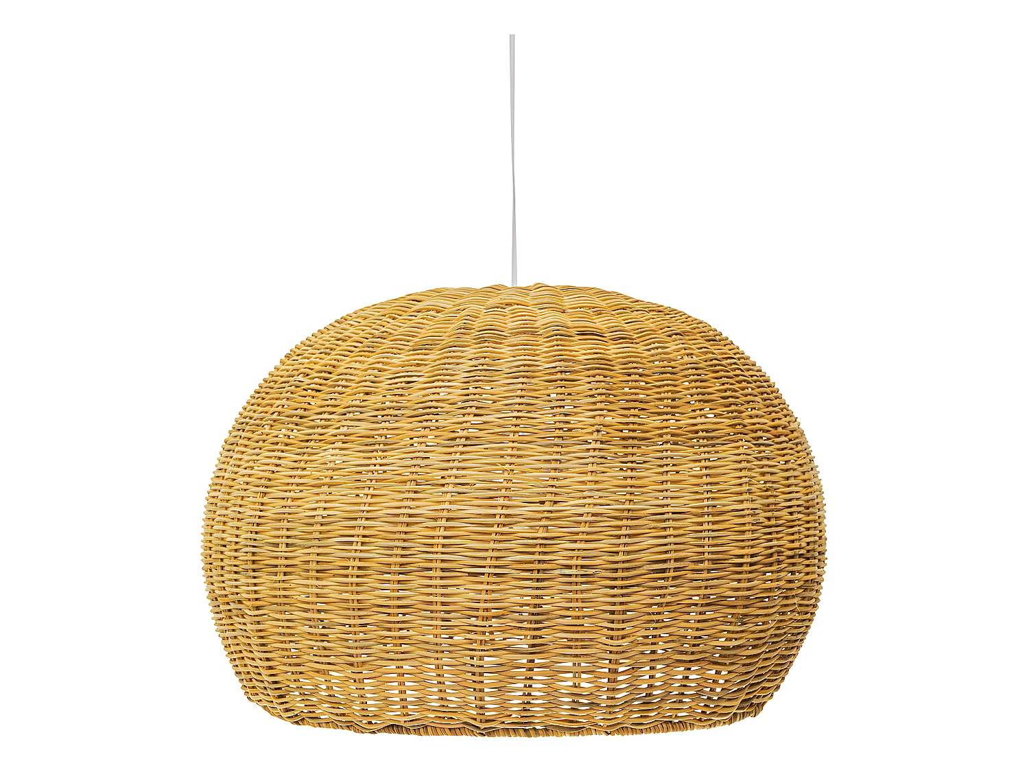Lampe de plafond en rotin - Lampe suspendue de stile Boho Bali - Kim Bois naturel
