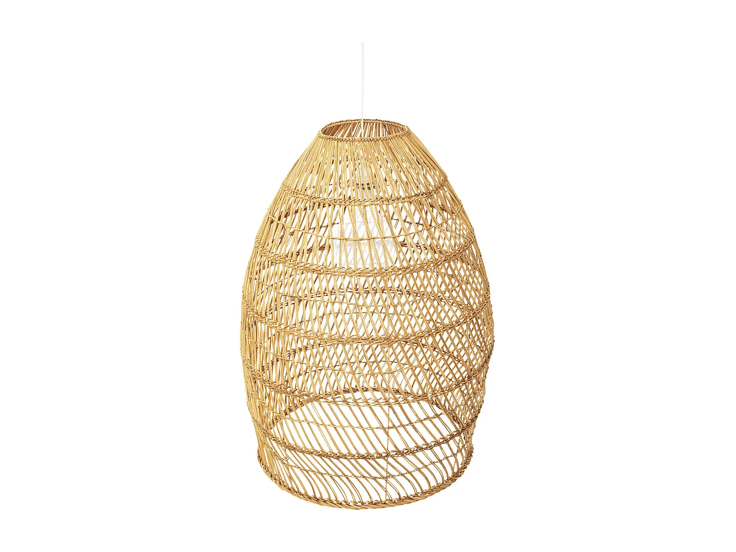 Lámpara de Techo de Ratán - Lámpara Colgante Diseño Boho Bali - 50cm - Puong