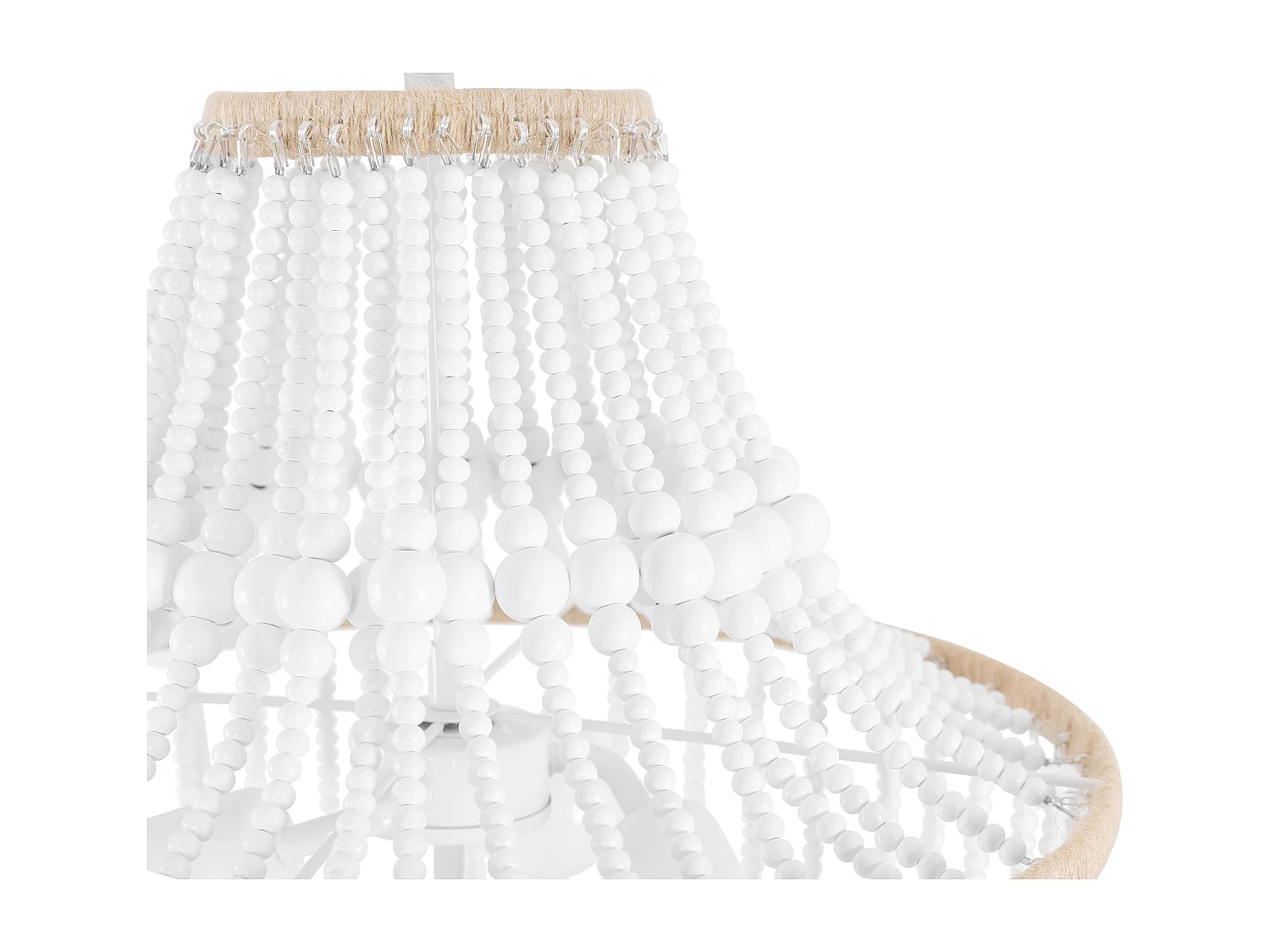 Lámpara de Techo Bolas de Madera - Lámpara Colgante Estilo Boho Bali - Lawan