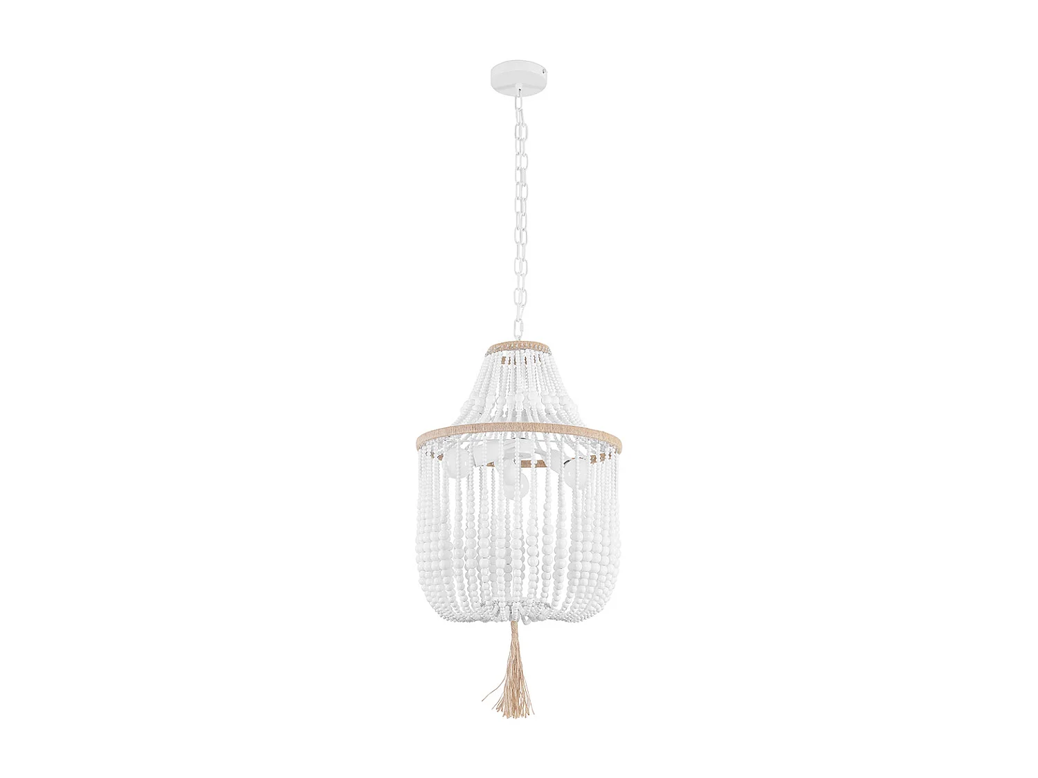 Lampada a soffitto a palle di legno - Lampada a sospensione in stile boho Bali - Lawan