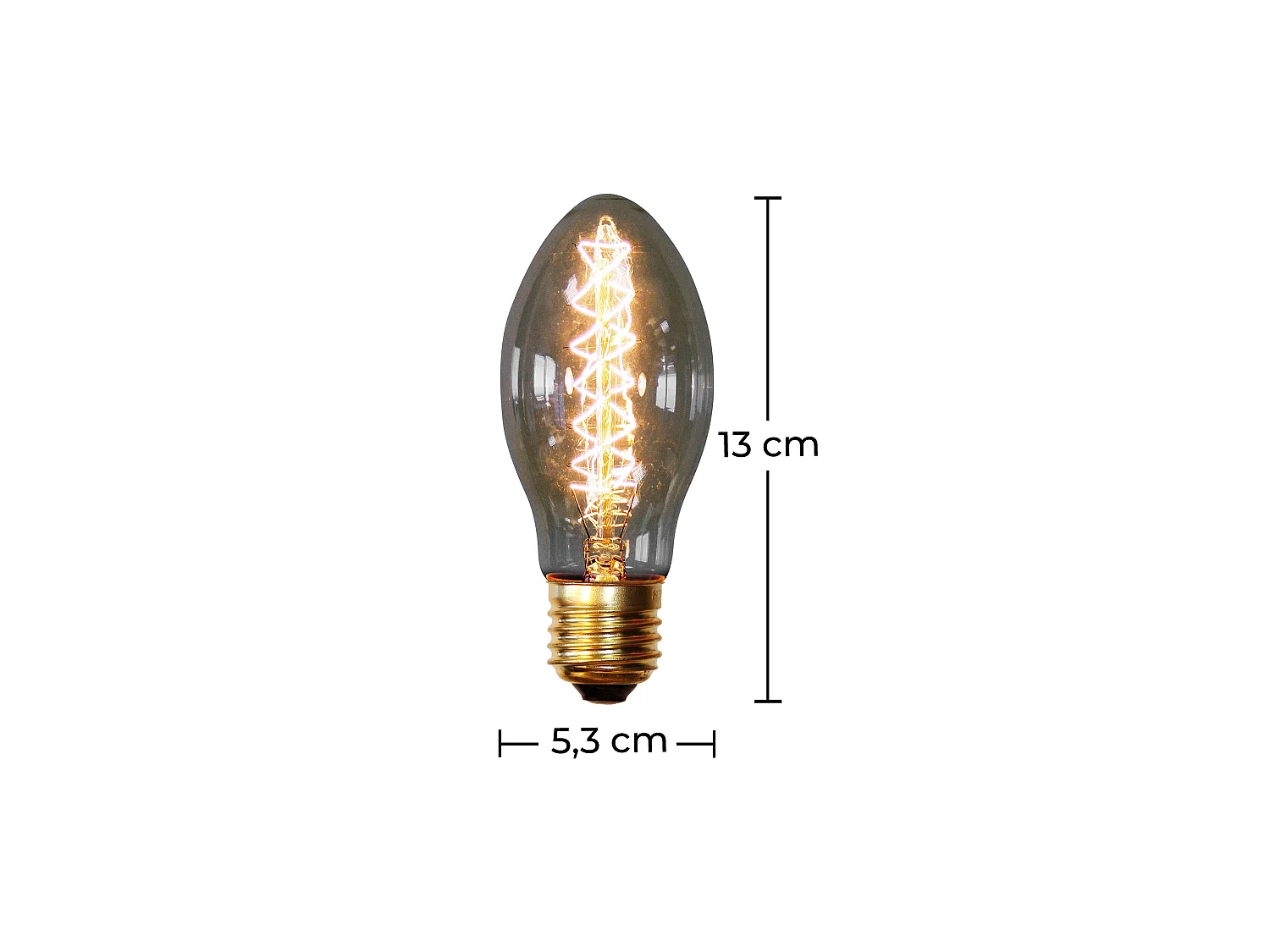 Ampoule Edison Vintage - Candle  Transparent