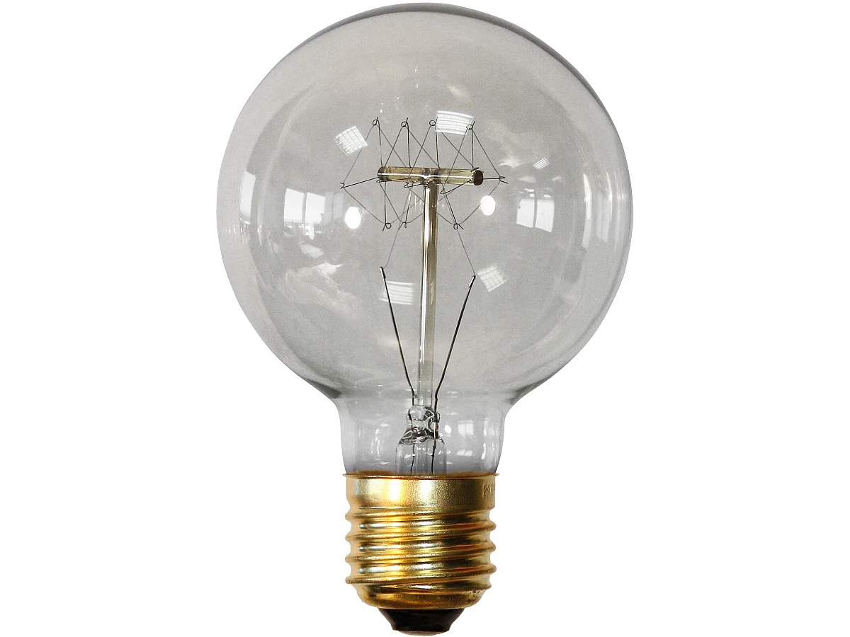 Ampoule Edison Vintage - Globe Transparent