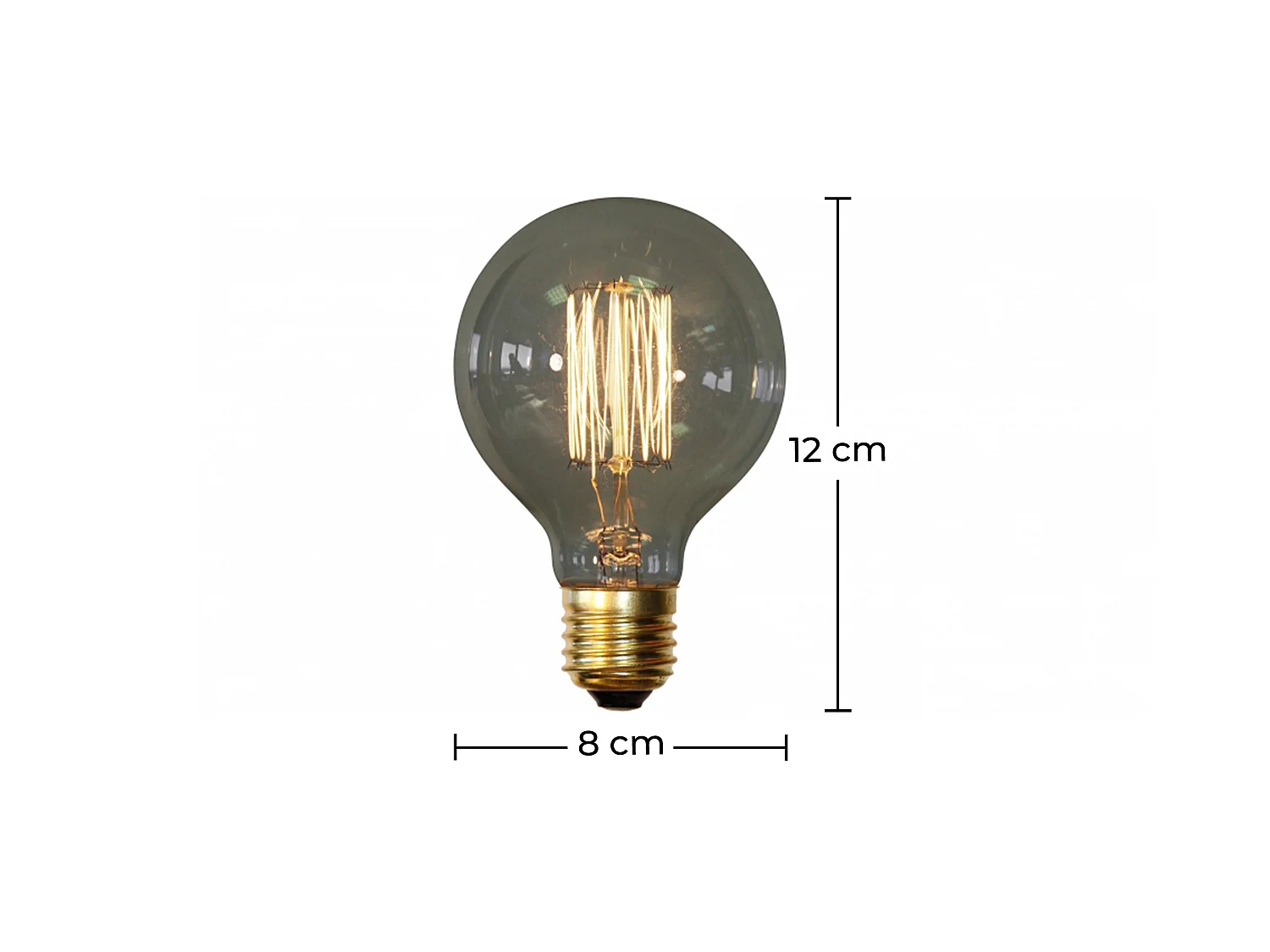 Ampoule Edison Vintage - Cage Transparent
