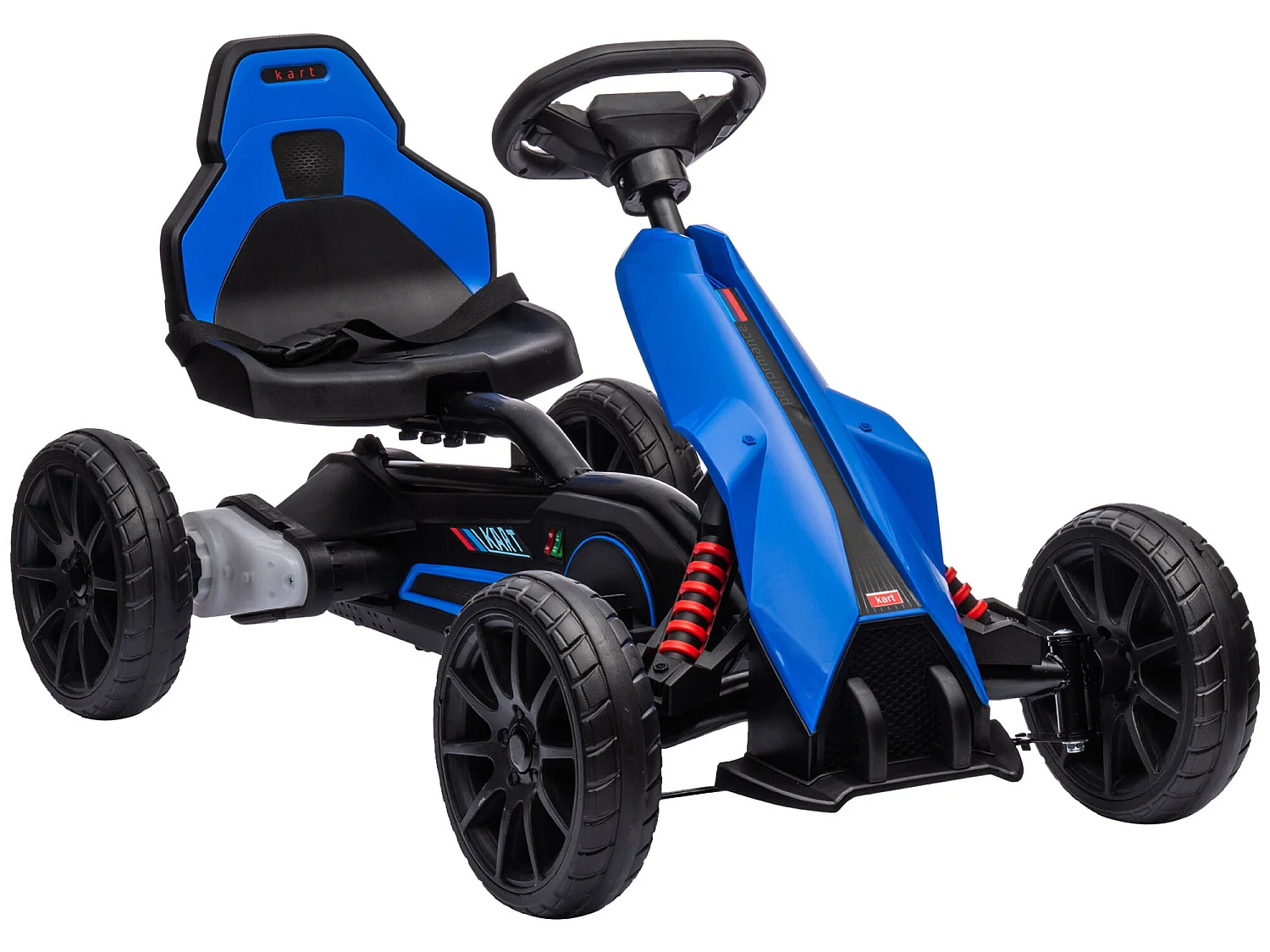 Kart eléctrico infantil azul 100x58x58.5 cm HOMCOM