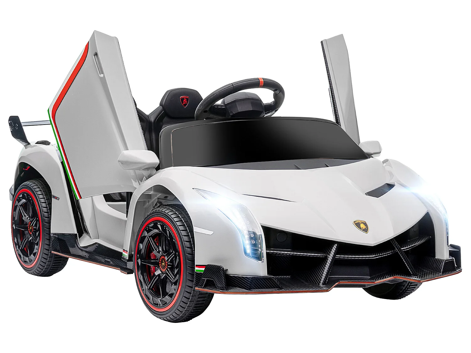 Coche eléctrico blanco 111x61x45 cm HOMCOM