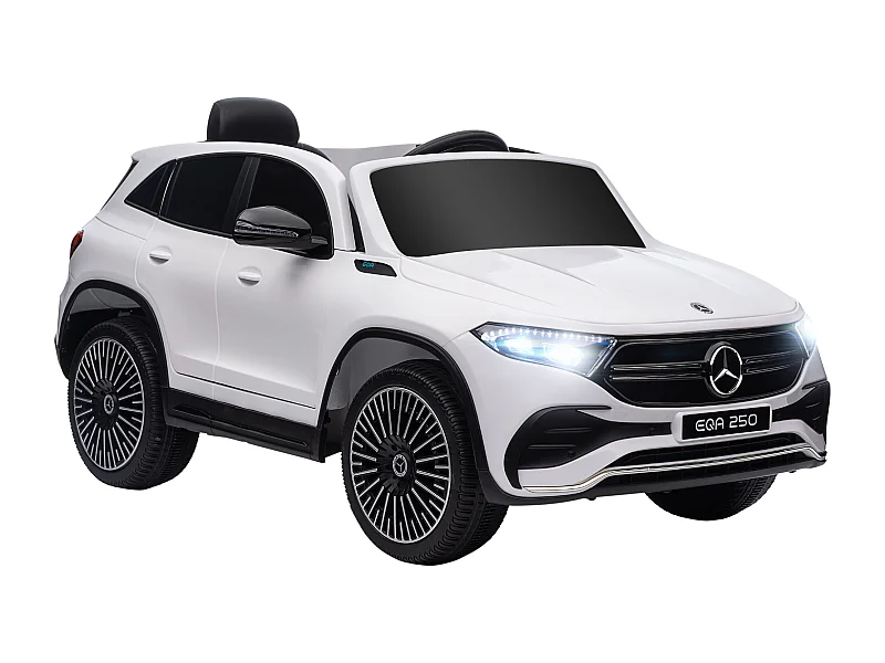 Coche eléctrico blanco 111.5x69x52.5 cm HOMCOM