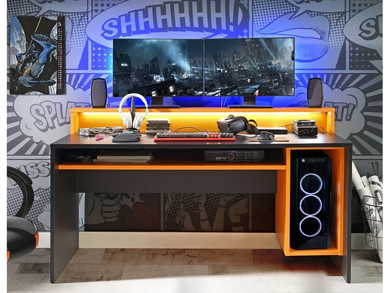 Esstisch Dickson M (90x150-210)/Braun&Schwarz