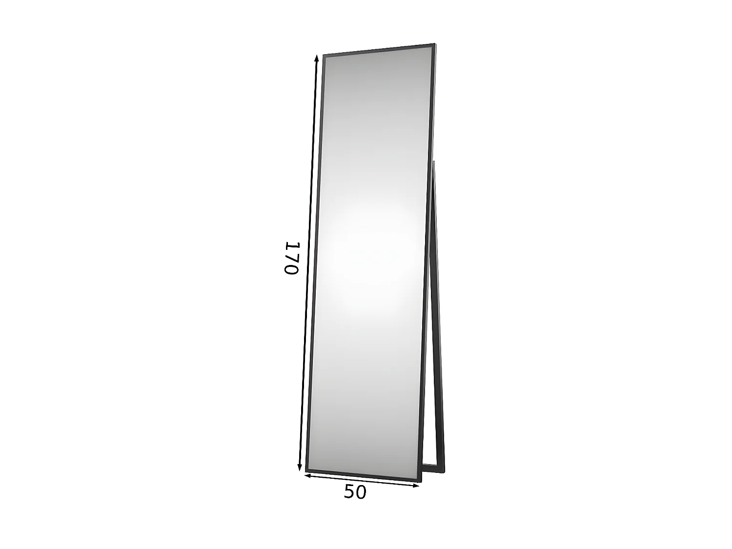 Miroir Helena/Noir/En stock