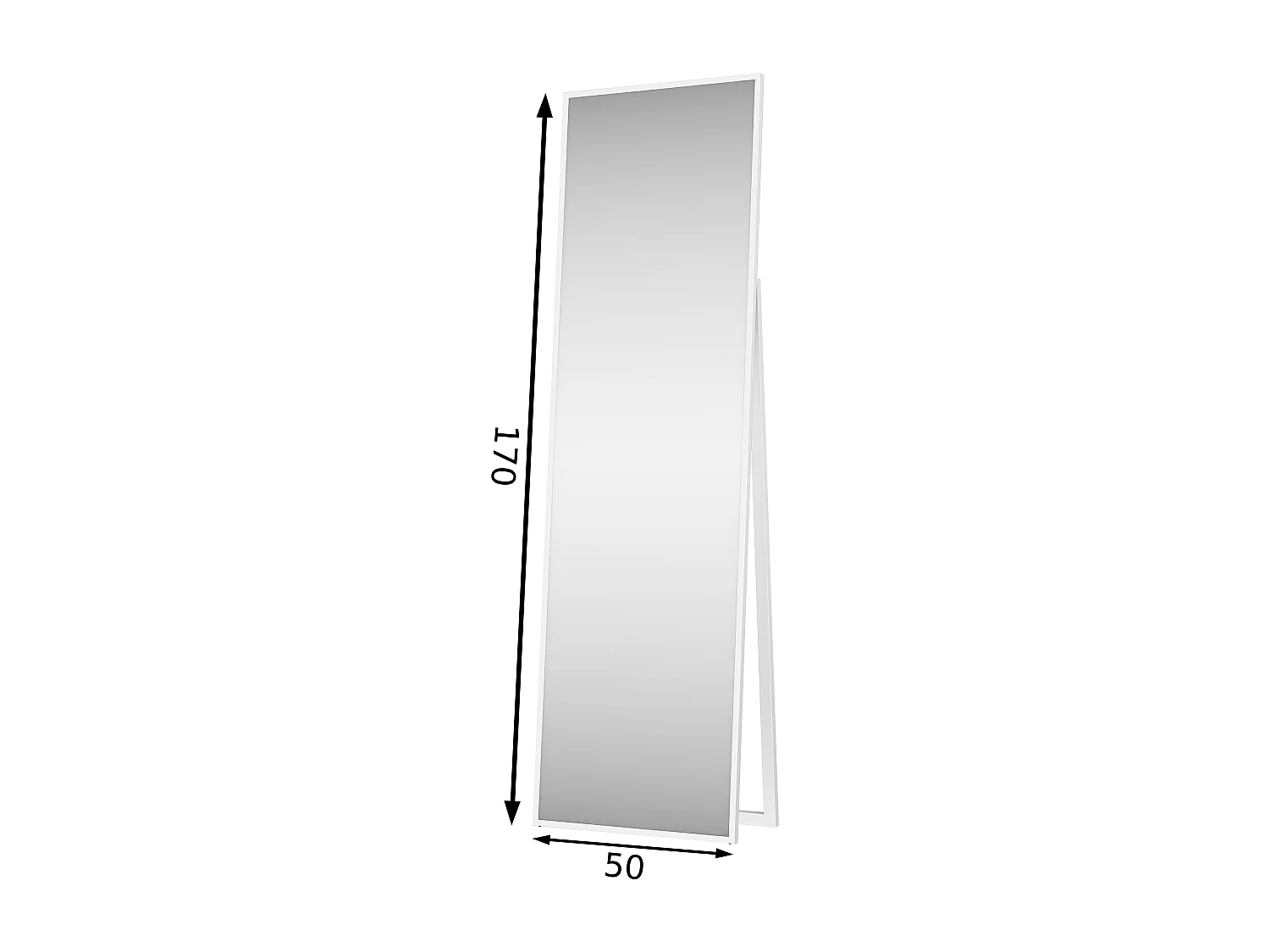 Miroir Helena/Noir/En stock