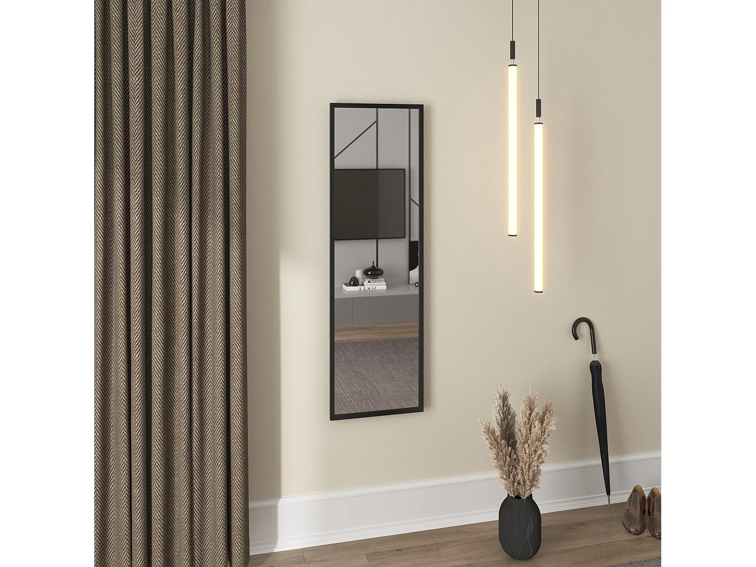 Spiegel Wanda/Schwarz/An Lager