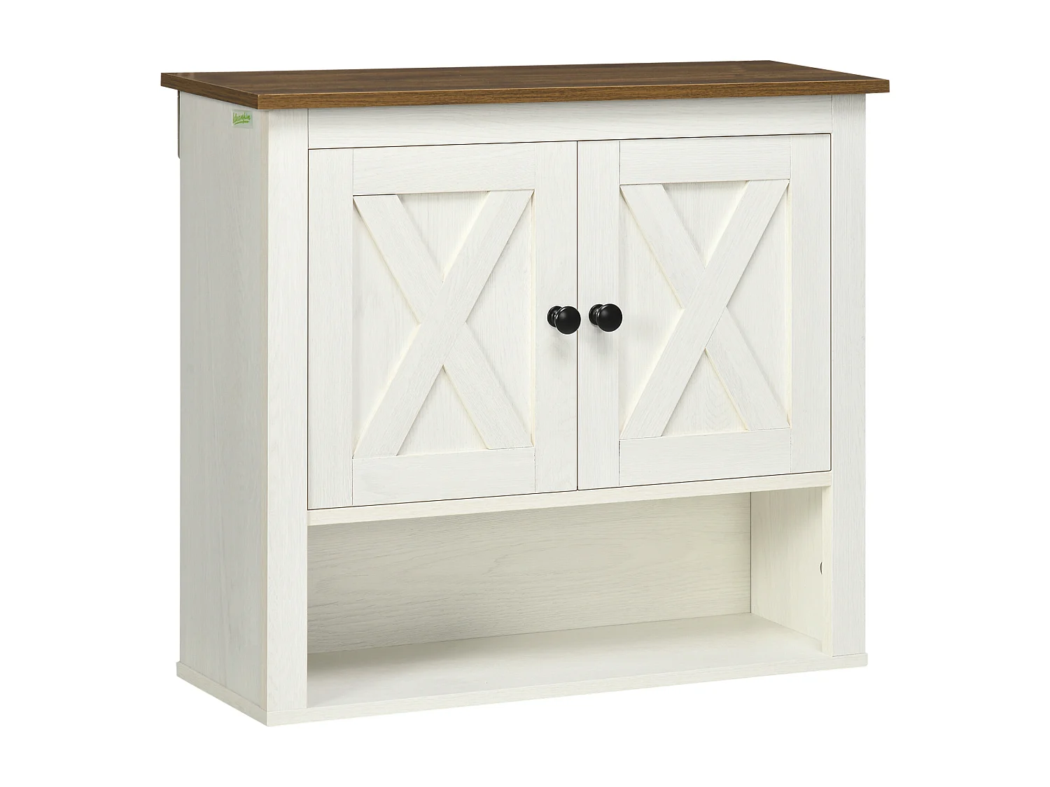 Armario de pared blanco 60x19.5x52.5 cm kleankin