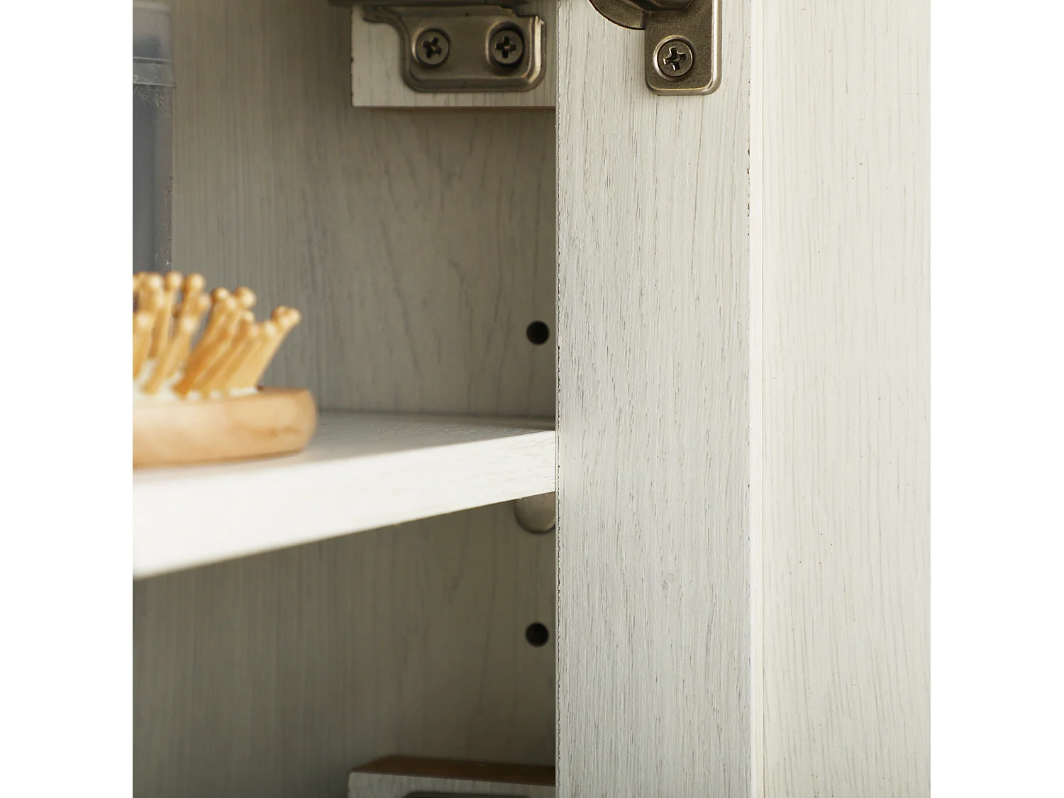 Armario de pared blanco 60x19.5x52.5 cm kleankin