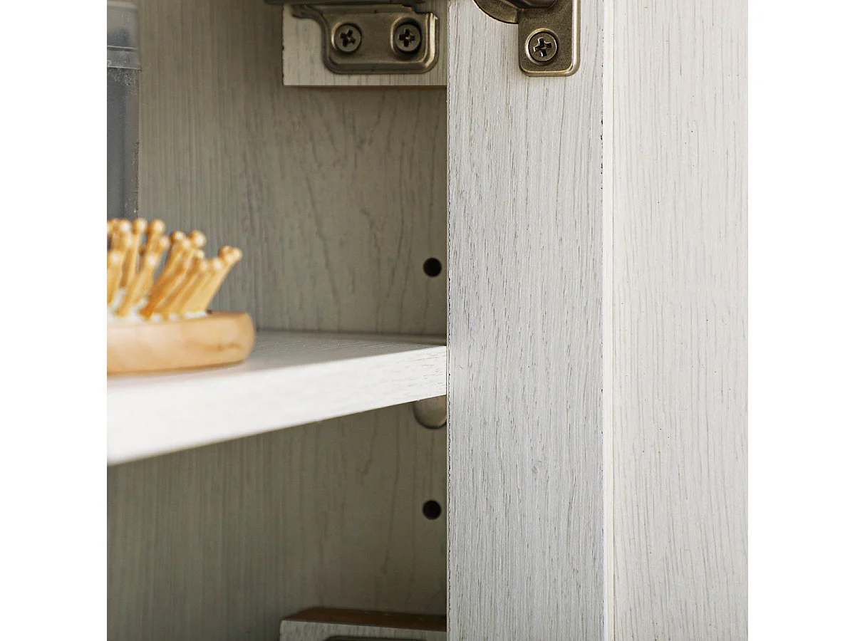 Armario de pared blanco 60x19.5x52.5 cm kleankin