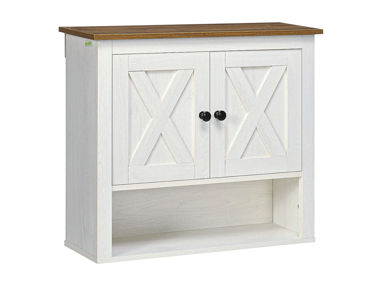 Armario de pared blanco 60x19.5x52.5 cm kleankin