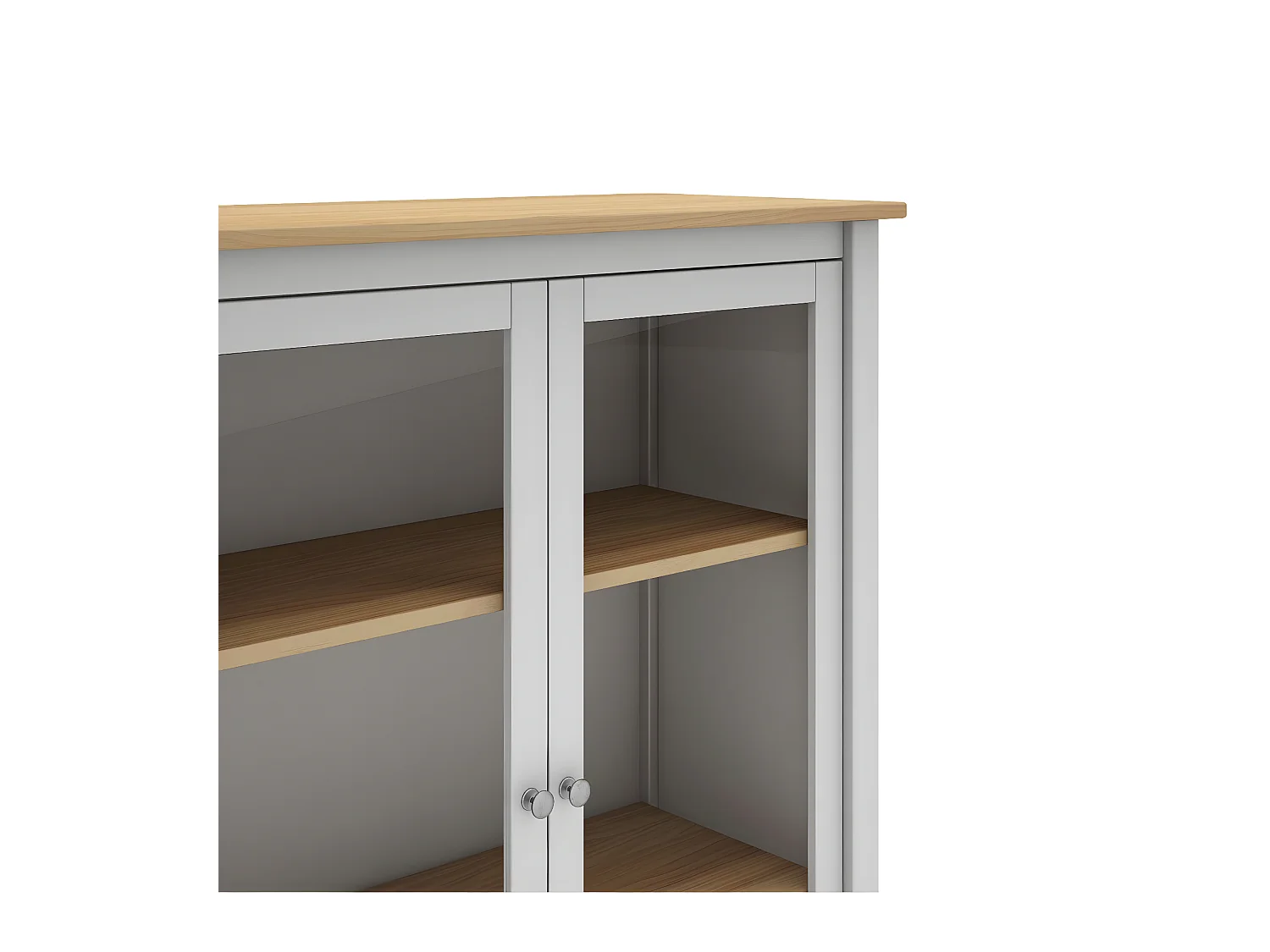 Vitrine 2 Portes L90 x H110 cm - Misti