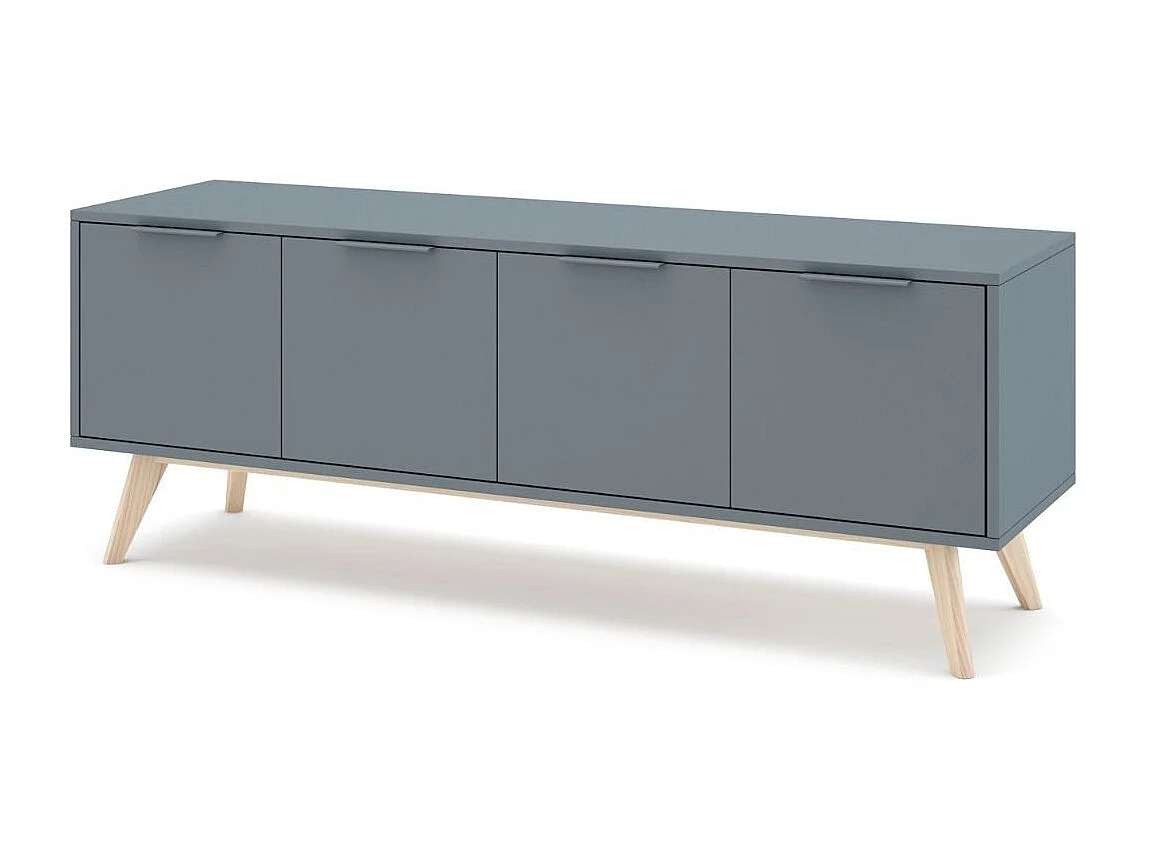 Meuble TV 4 Portes L140 cm - Pisco