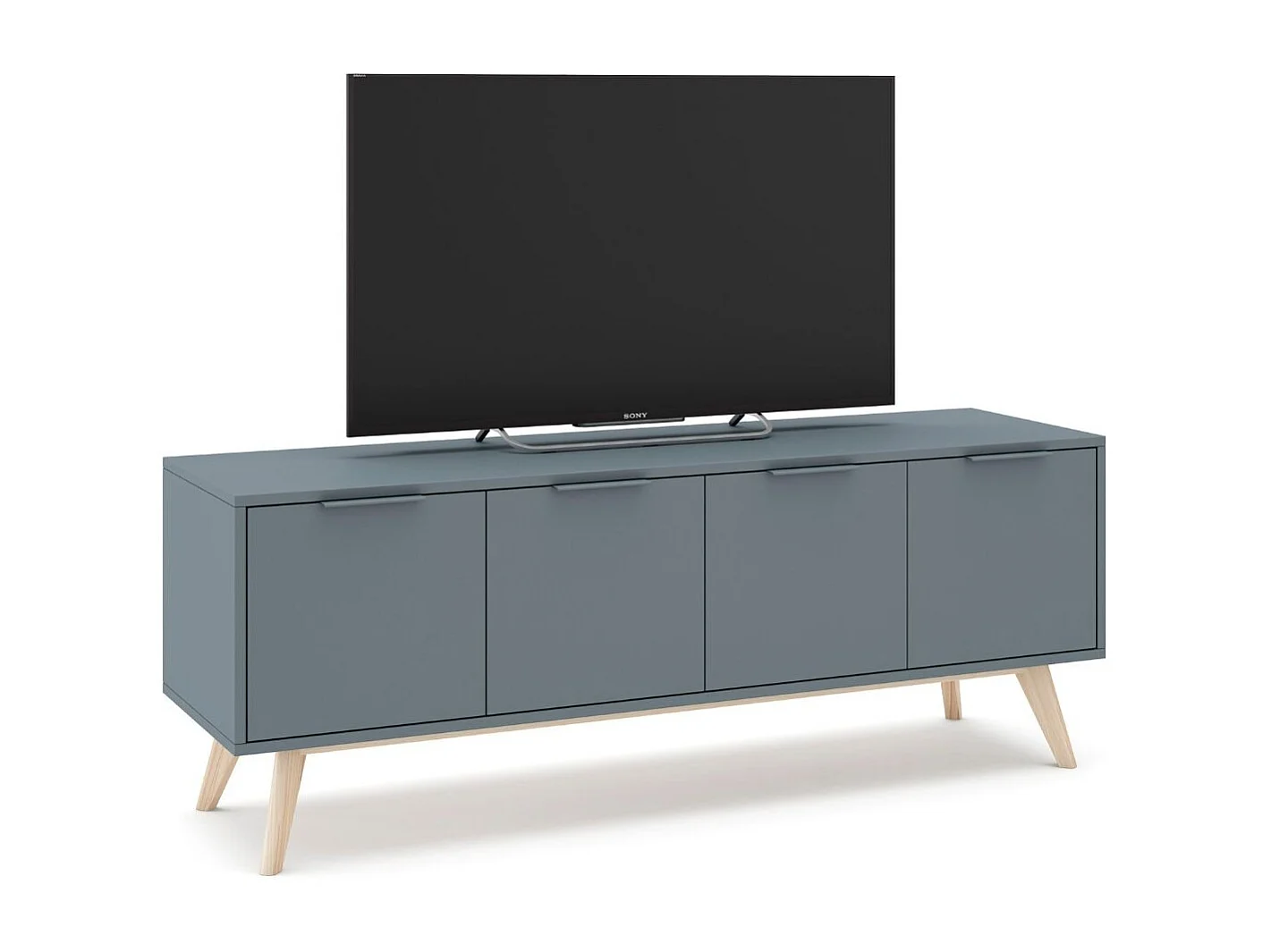 Meuble TV 4 Portes L140 cm - Pisco