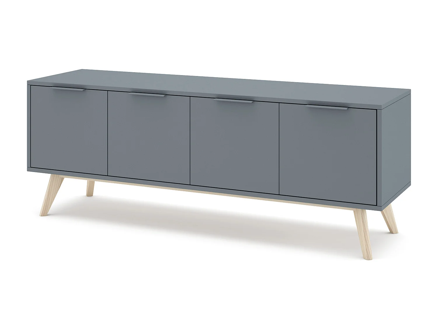 Meuble TV 4 Portes L140 cm - Pisco