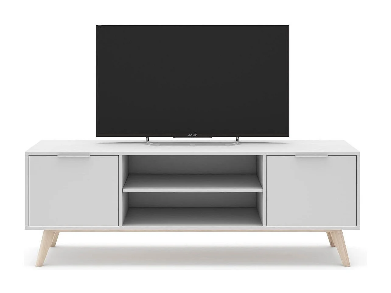 Mobile TV 2 Ante 2 Nicchie L140 cm - Campus