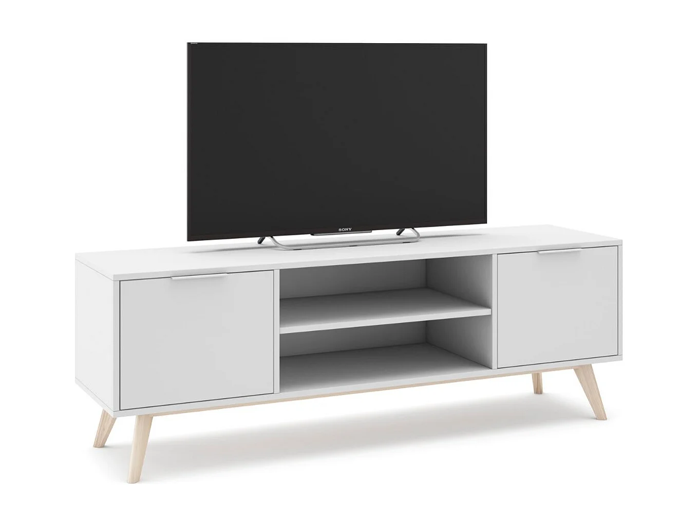 Mobile TV 2 Ante 2 Nicchie L140 cm - Campus