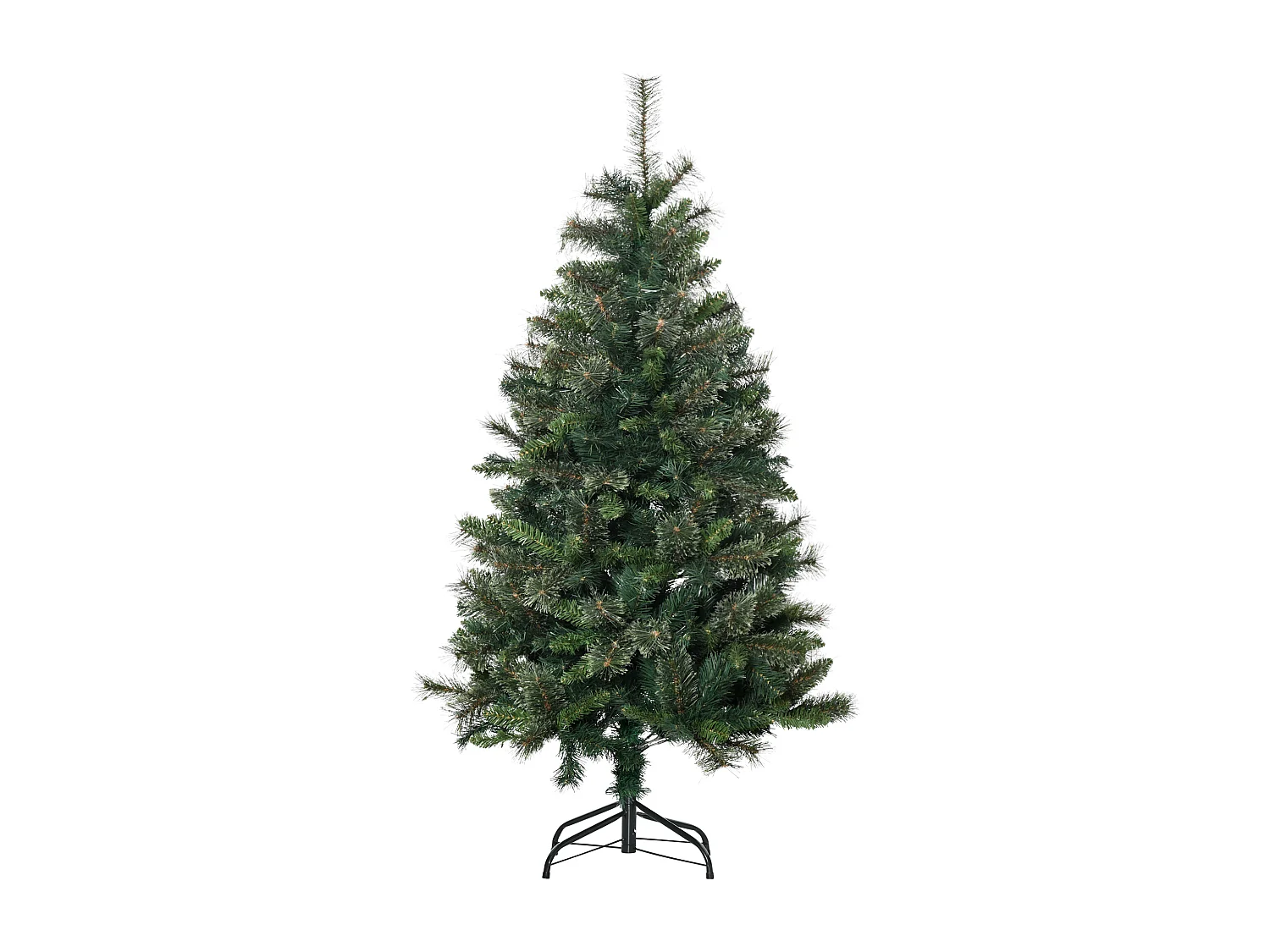 Sapin de Noël artificiel Ø 84 x 150H cm 665 branches épines imitation Nordmann grand réalisme vert