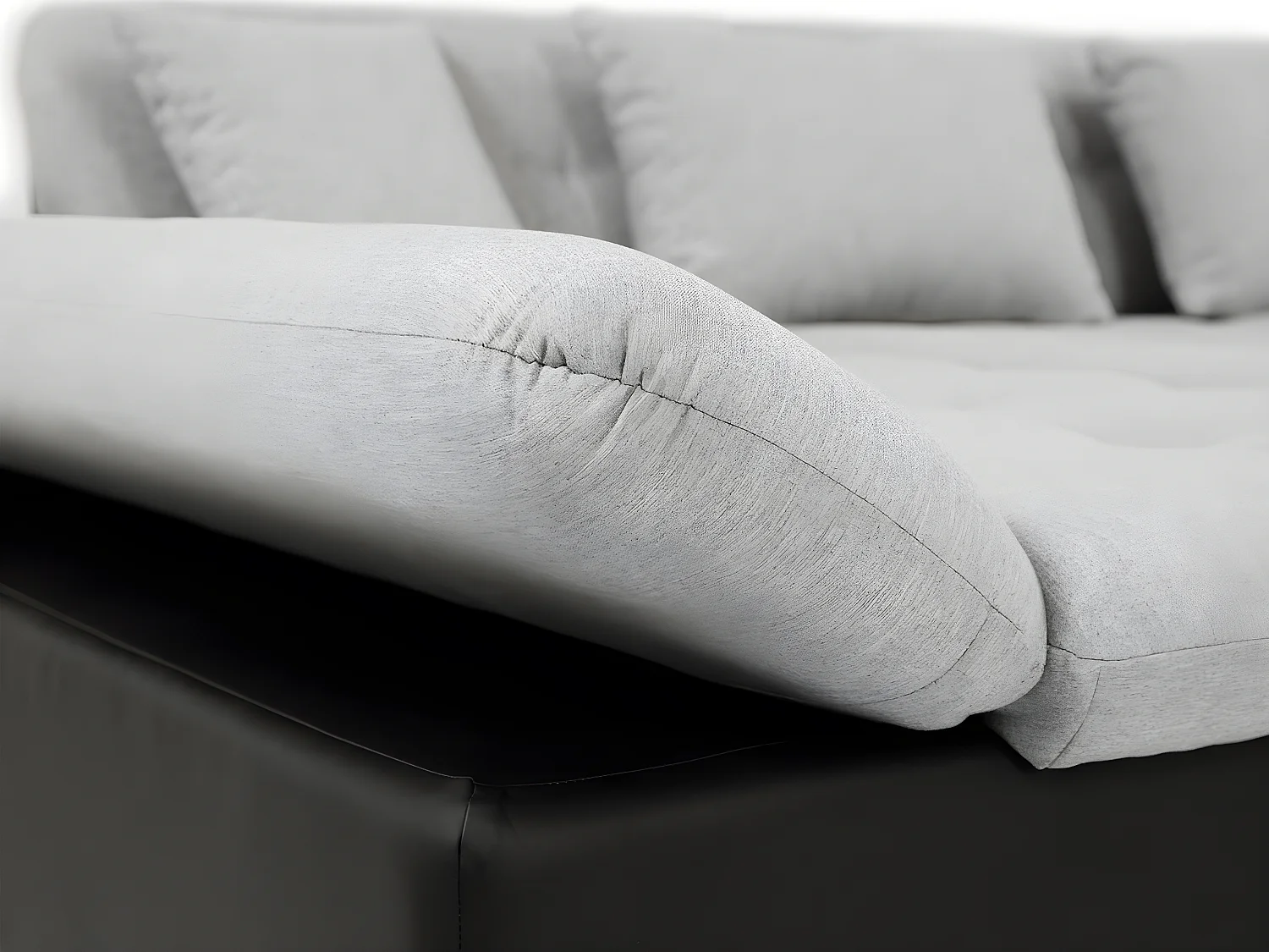 Divano angolare Comfivo 150, Grigio, Con, 345x205x76cm