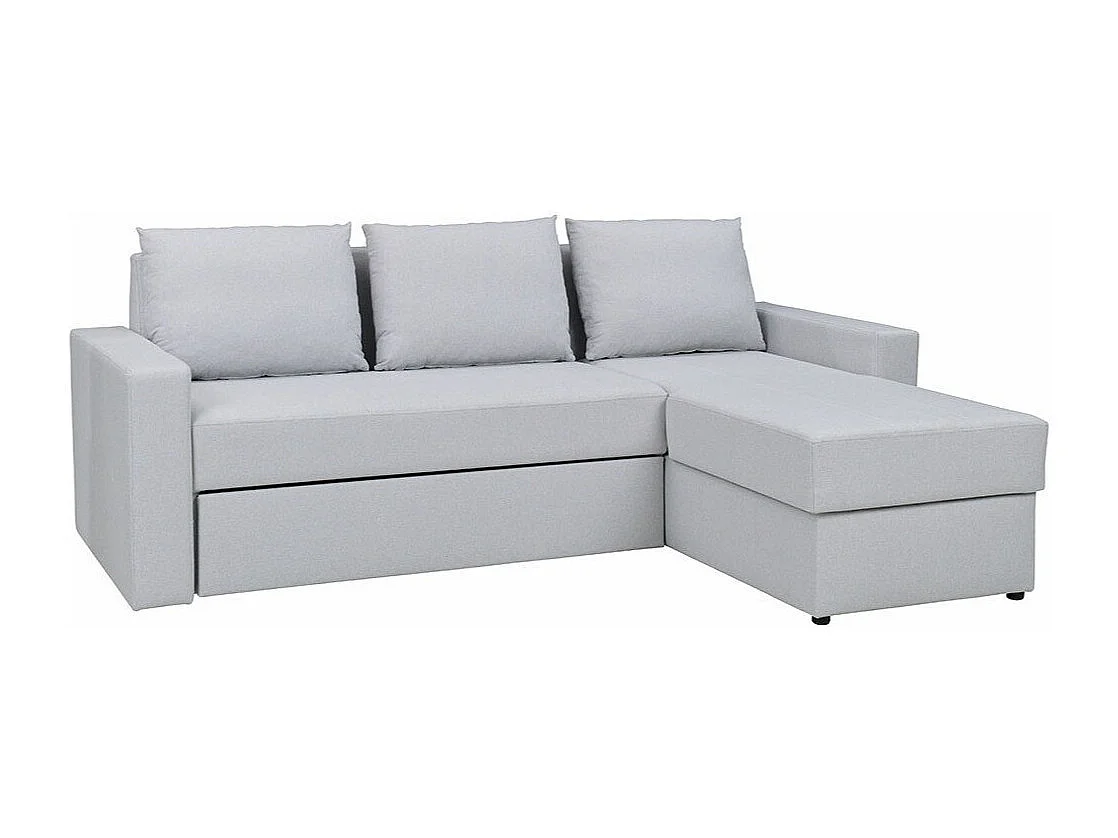 Sofá de canto Providence 111, Cinzento, Funcionalidade de dormir