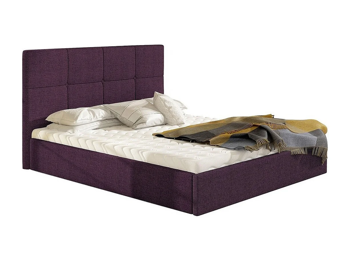 Letto ComfiDream 130, Doppio, Lilla, 180x200, Arazzo, Con, 191x213x106cm