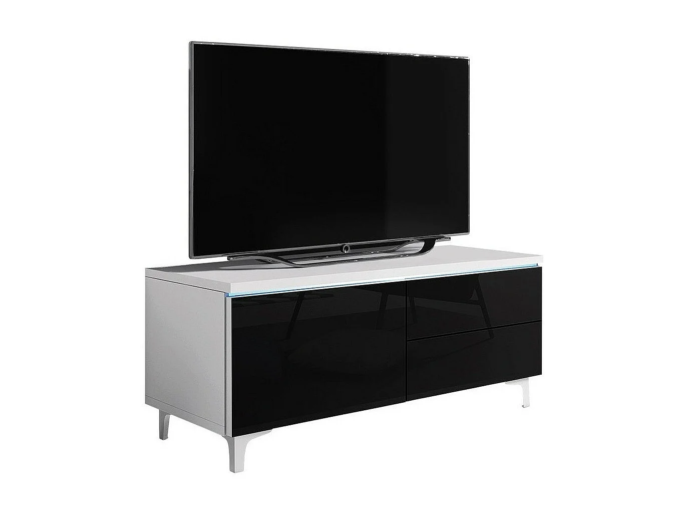 Meuble TV Nashville 118, Le nombre de portes: 1, Nombre de tiroirs: 2, 100x43x45cm