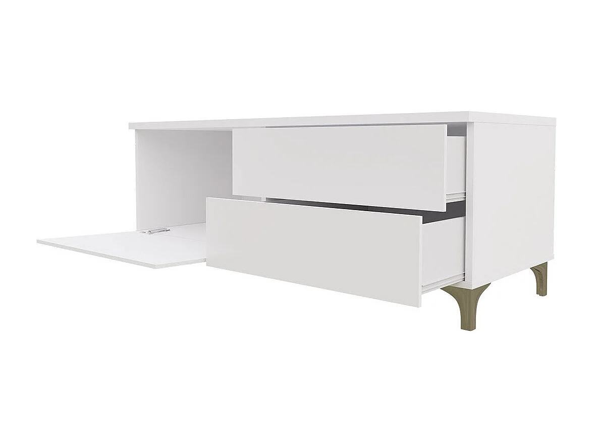 Mueble TV Nashville 118, Número de puertas: 1.00, Número de cajones: 2.00, 100x43x45cm