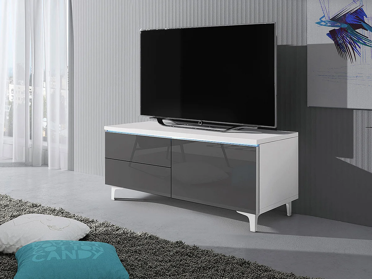 Mueble TV Nashville 119, Número de puertas: 1.00, Número de cajones: 2.00, 100x43x45cm