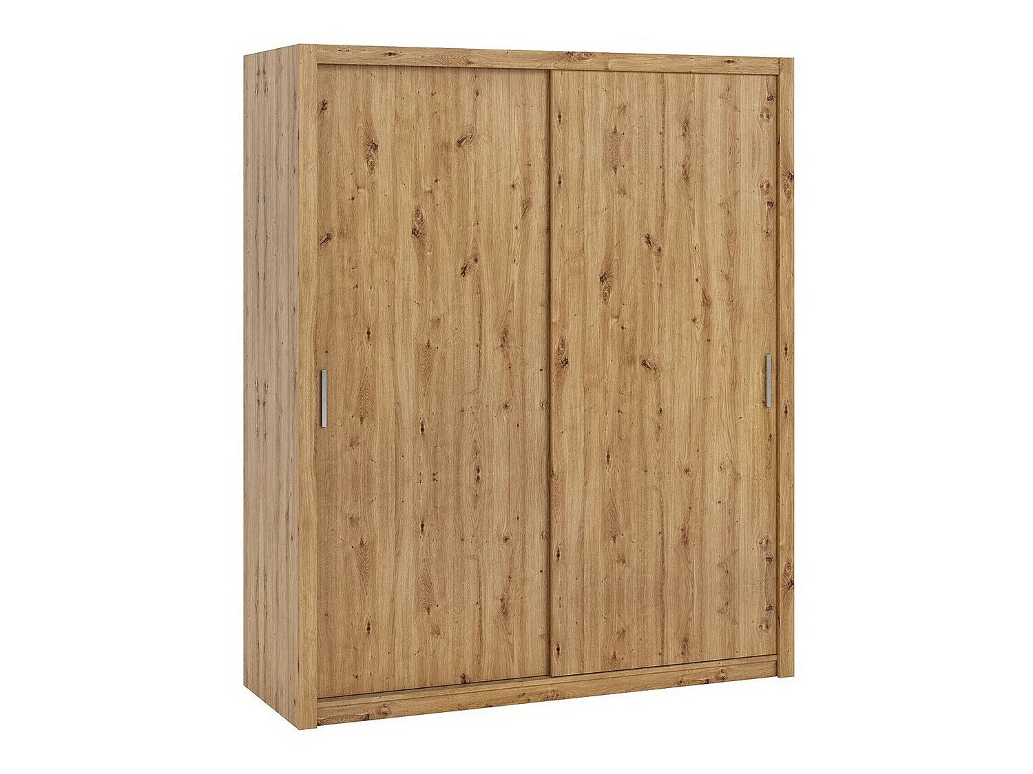 Armario Catromi 120, Roble Artisan, 215x180x62cm, Puertas de armario: Correderas