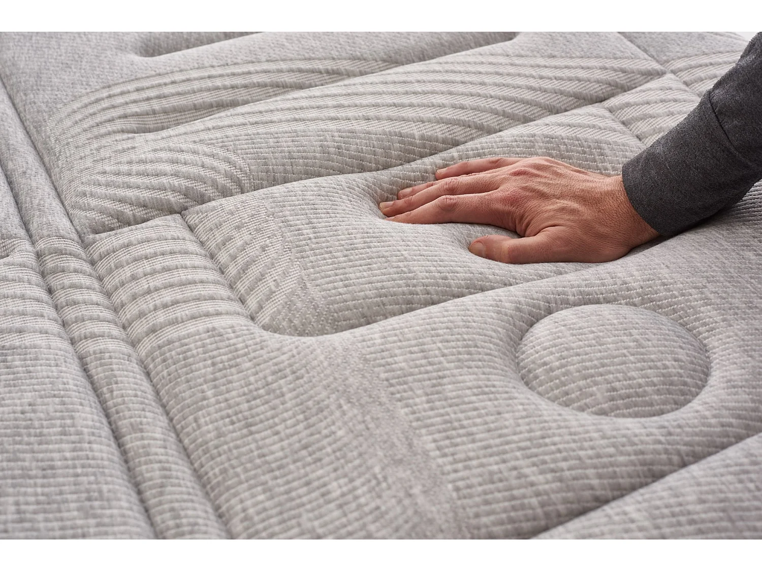 Cosmos - Matelas Jupiter 150x190 cm - Mousse à mémoire de forme HR - Soutien Blue Latex - Très Épais 30 cm, 7 Zones, Thermorégulateur - Réversible été, hiver