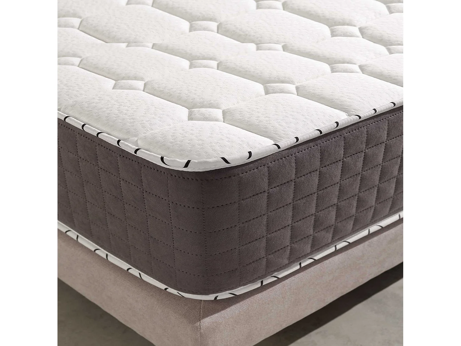 Naturalex - Matelas Extrafresh 140x190 cm - Mousse à mémoire de forme HR - Soutien Blue Latex - Très épais 24 cm, 7 Zones, 2 faces été, hiver - Tissu Respirant