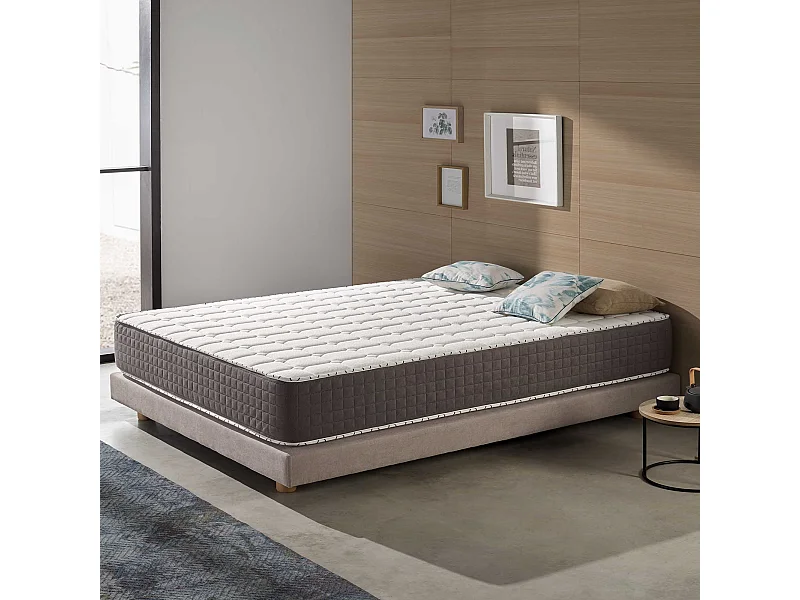 Naturalex - Matelas Extrafresh 140x190 cm - Mousse à mémoire de forme HR - Soutien Blue Latex - Très épais 24 cm, 7 Zones, 2 faces été, hiver - Tissu Respirant