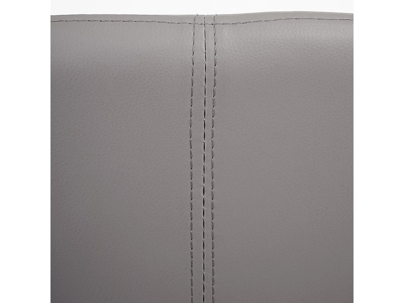 Silla de comedor MCW-A50 II (juego de 6),  piel sintética, gris topo, patas claras