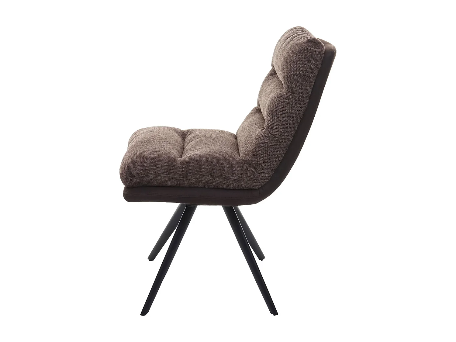 Krzesło do jadalni MCW-G66 (zestaw 6 sztuk),  brązowo-ciemnobrązowy