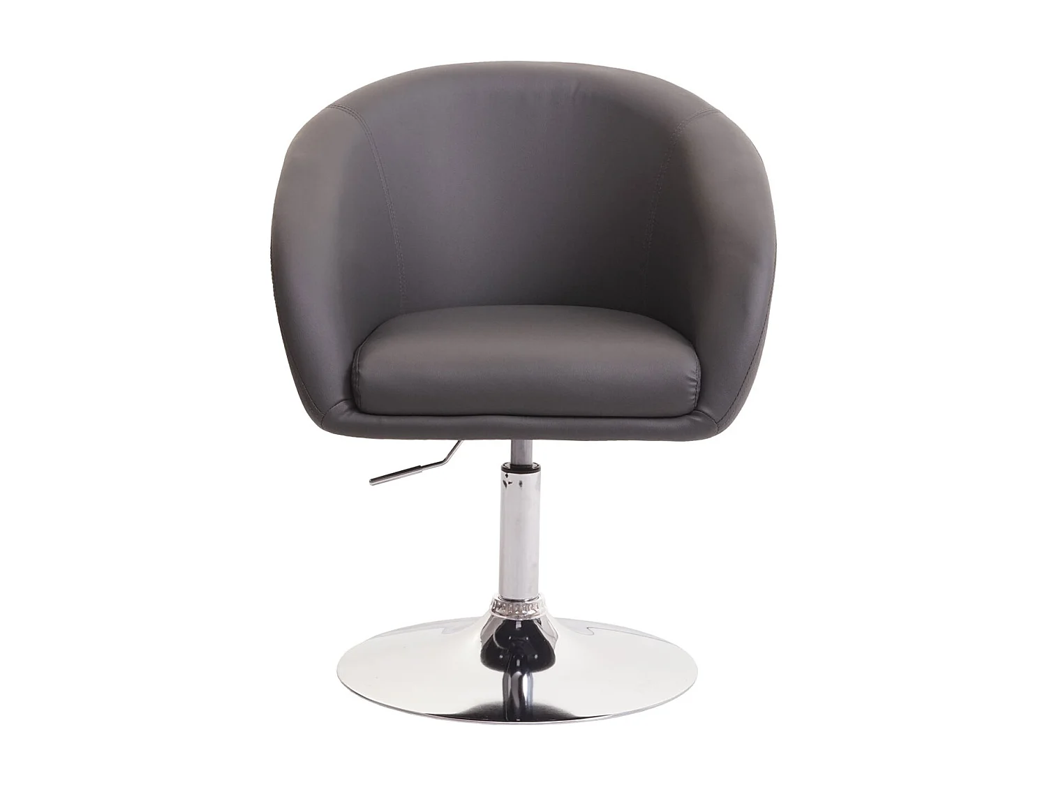 Chaise de salle à manger MCW-F19 (lot de 6),  similicuir gris