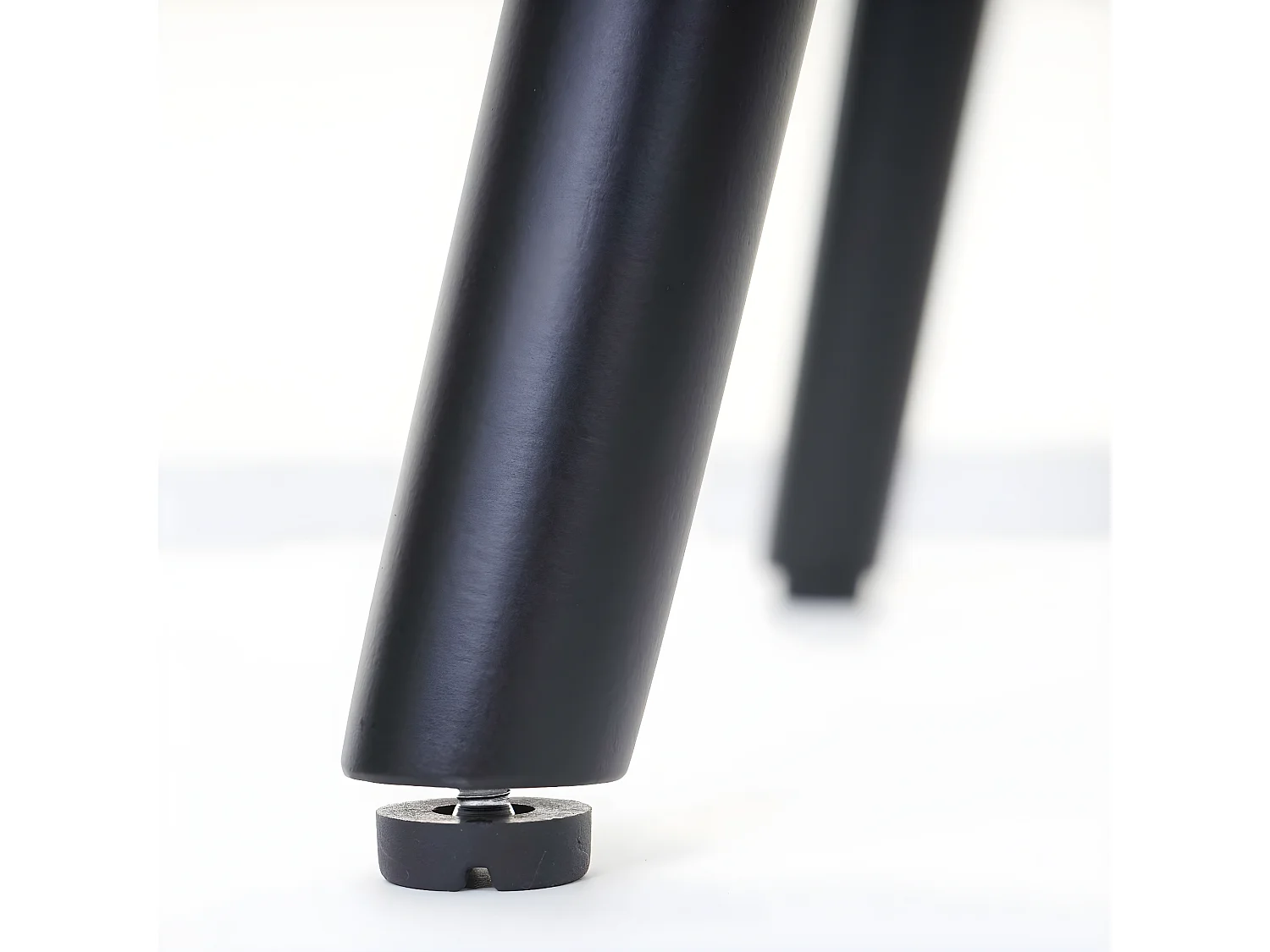 Esszimmerstuhl MCW-A50 II (6er-Set), Kunstleder, Wildlederimitat, dunkle Beine