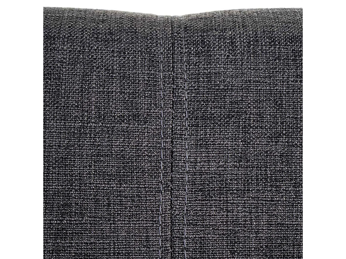 Silla de comedor MCW-A50 II (juego de 6),  textil, gris oscuro, patas claras
