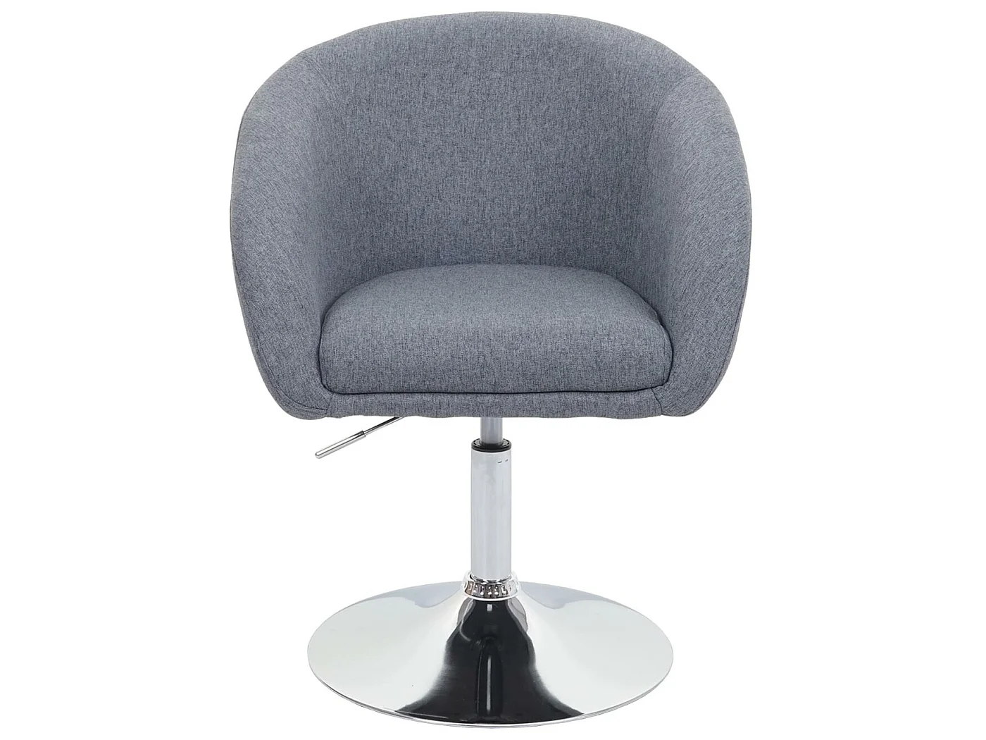 Esszimmerstuhl MCW-F19 (6er-Set), Stoff/Textil dunkelgrau