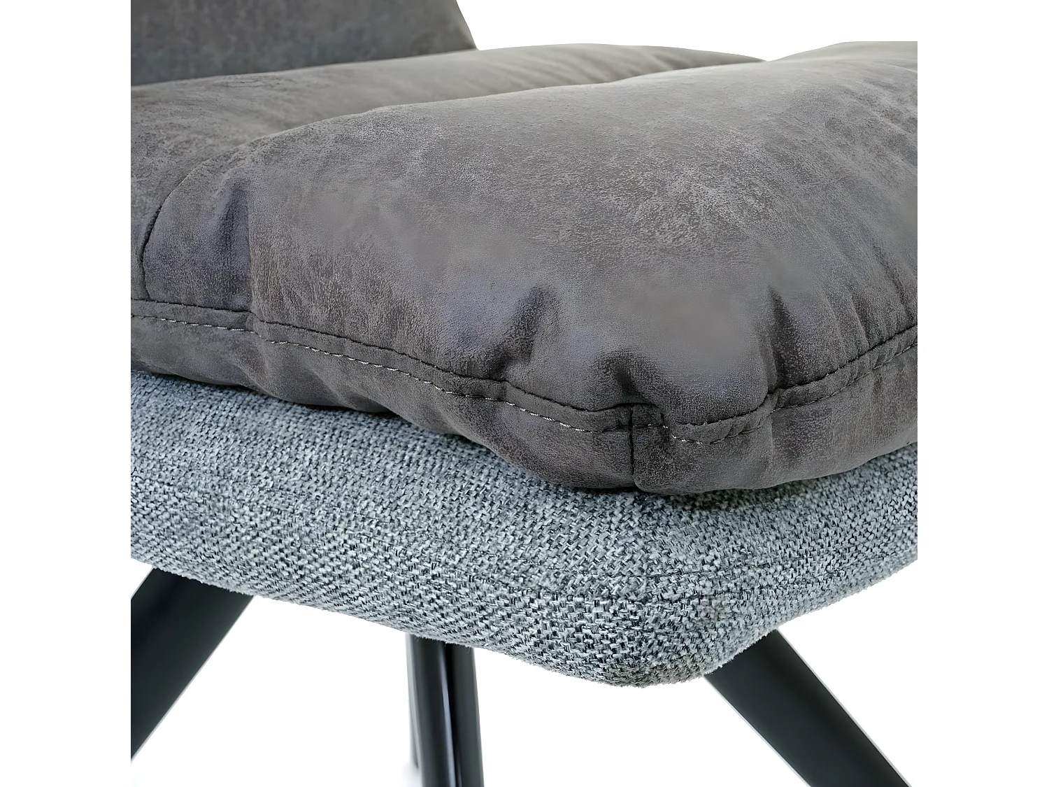 Chaise de salle à manger MCW-G66 (lot de 6),  gris clair-gris