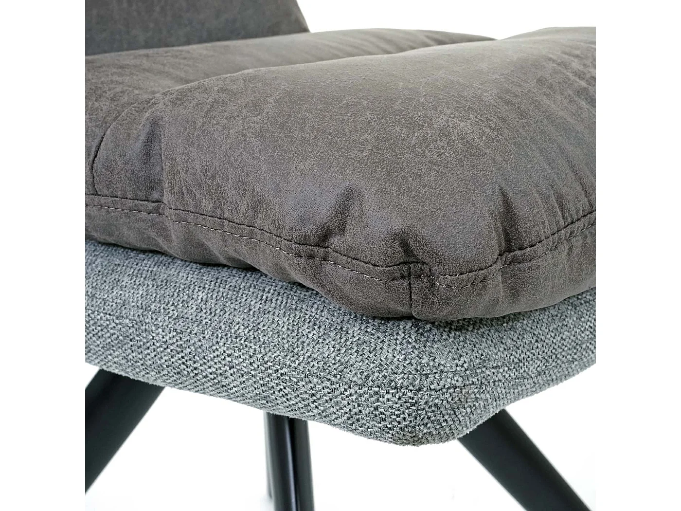 Chaise de salle à manger MCW-G66 (lot de 6),  gris clair-gris