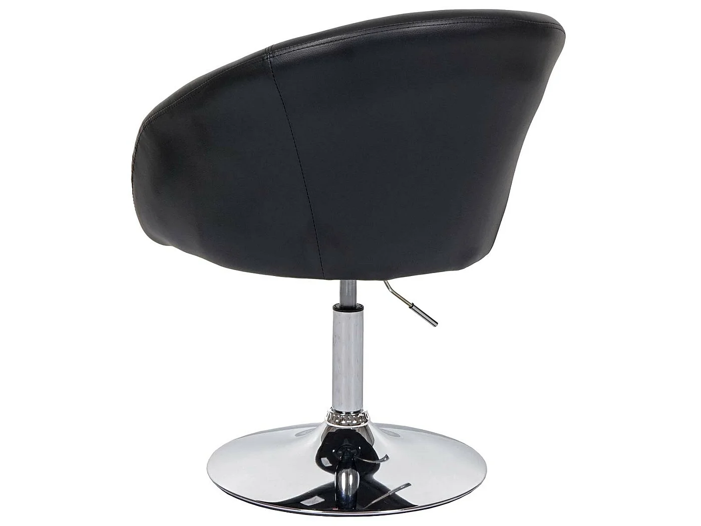 Chaise de salle à manger MCW-F19 (lot de 6),  similicuir noir