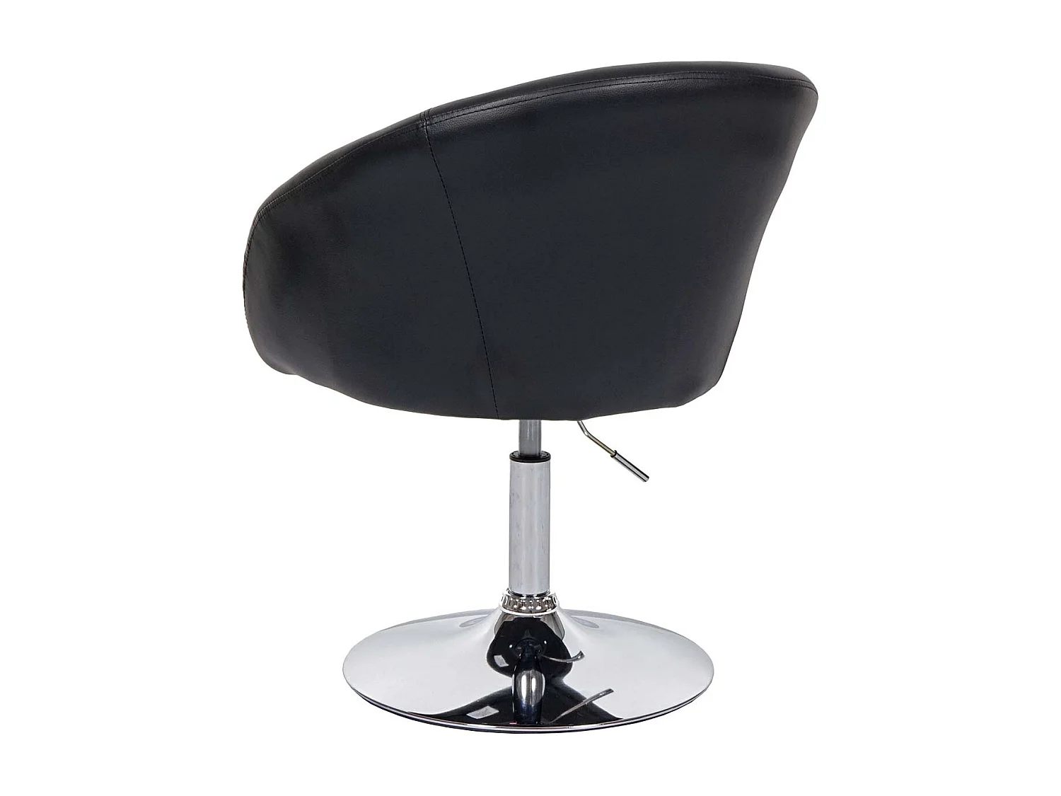 Chaise de salle à manger MCW-F19 (lot de 6),  similicuir noir