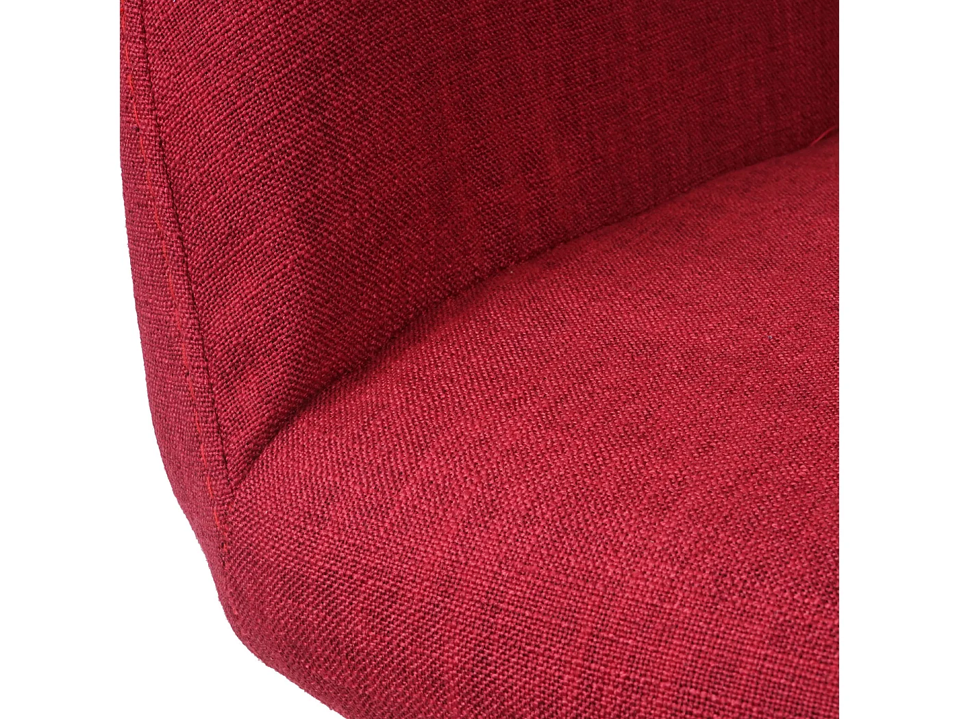 Chaise de salle à manger MCW-A50 II (lot de 6),  tissu, rouge pourpre